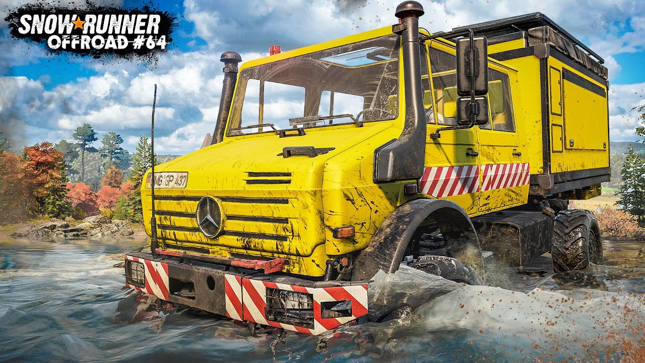 SNOWRUNNER #64: Bergung eines Feuerwehrfahrzeugs mit dem UNIMOG | OFFROAD Simulation