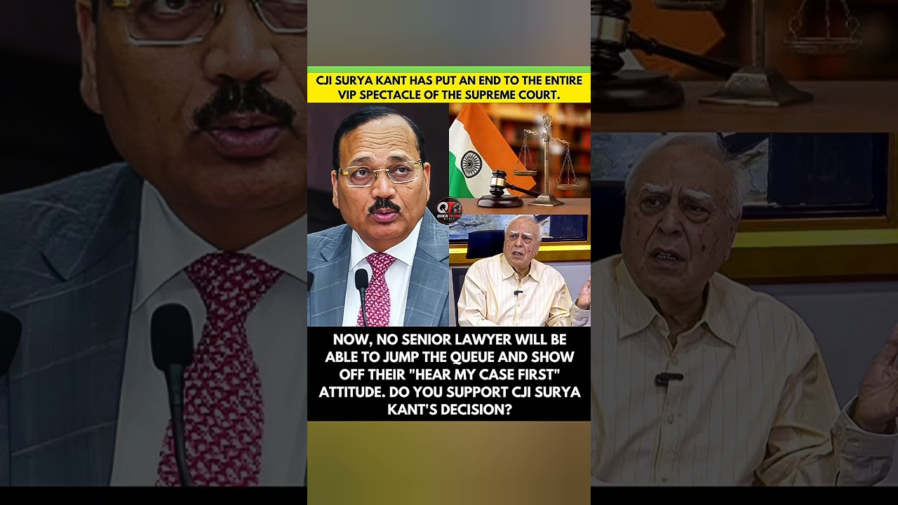 CJI Surya Kant's Big Decision on Supreme Court ⚖️🇮🇳 #Shorts #trending #news