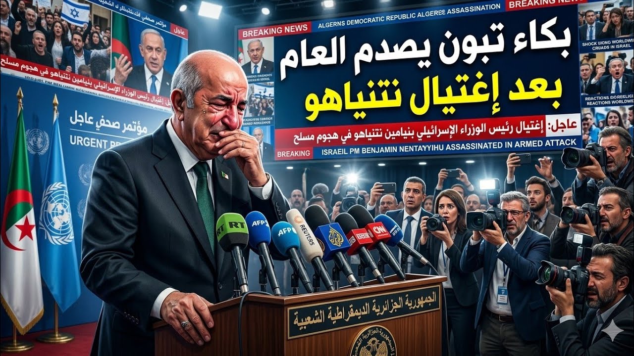 طلب مفاجئ من أمير قطر للمغرب و بكاء تبون يصدم العالم بعد اغتيال صديقه نتنياهو 
