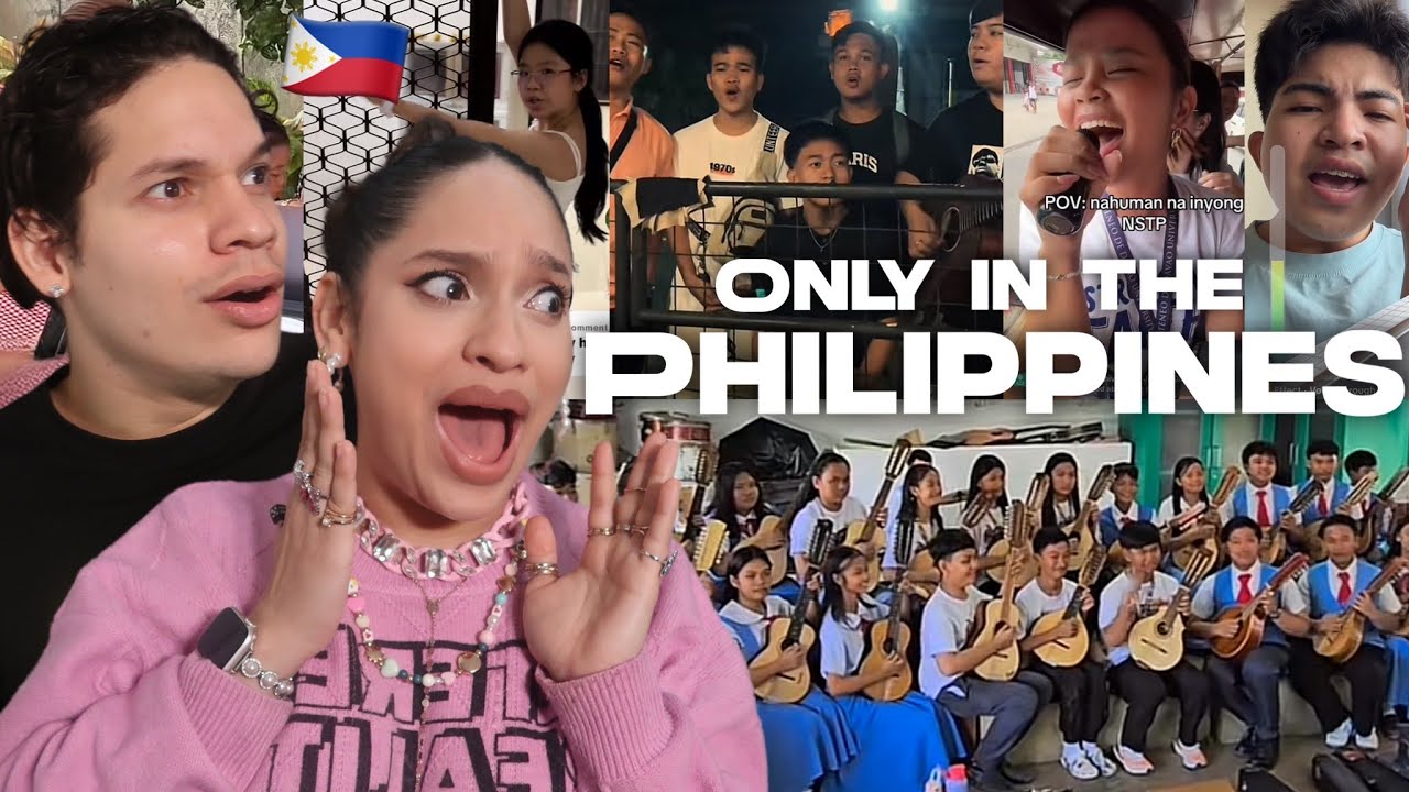 Latinos react to 'Things that just make sense in the Philippines' *Singing Edition*