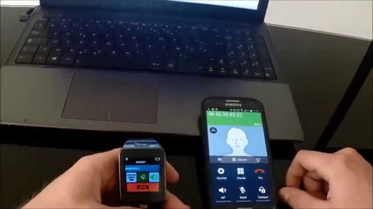 Configurer ses SMS et Appels sur la Montre Connectée Smartwatch