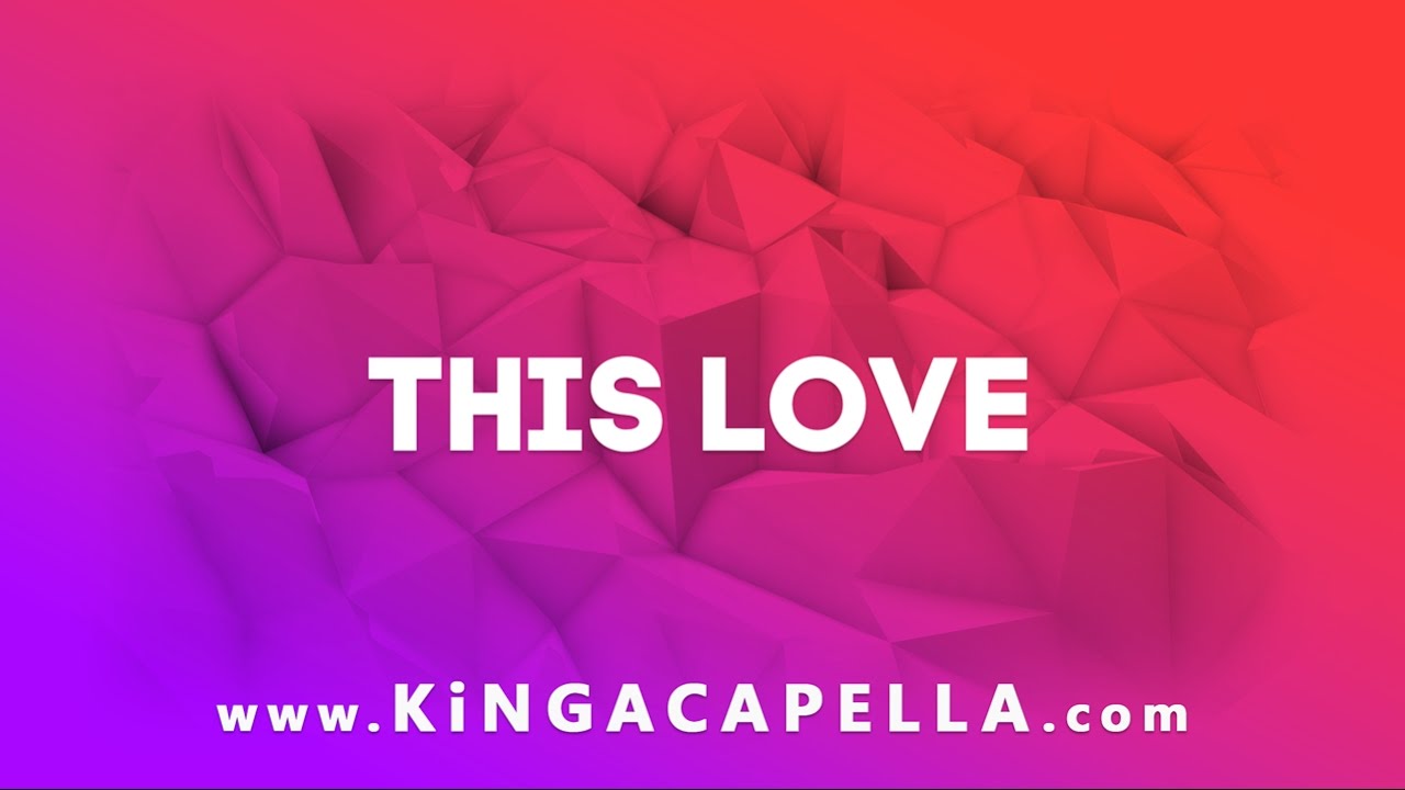 Maroon 5 - This Love (Studio Acapella)