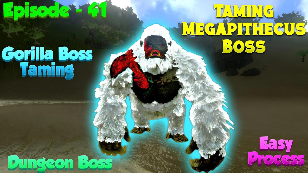 Ark Mobile: How to Tame Megapithecus Petis🦍| Dungeon Gorilla Boss Taming | Episode 41 | Soa Squad