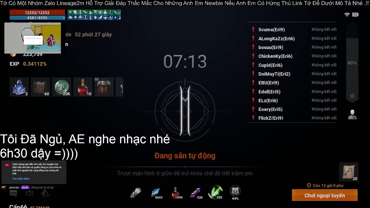 Lineage2m SEA / Chill guy ngon zai vui vẻ hé !