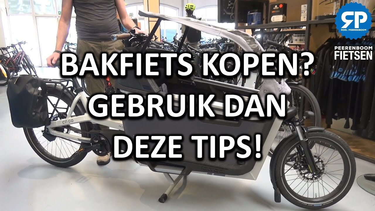 ELEKTRISCHE BAKFIETS KOPEN? GEBRUIK DAN DEZE TIPS!
