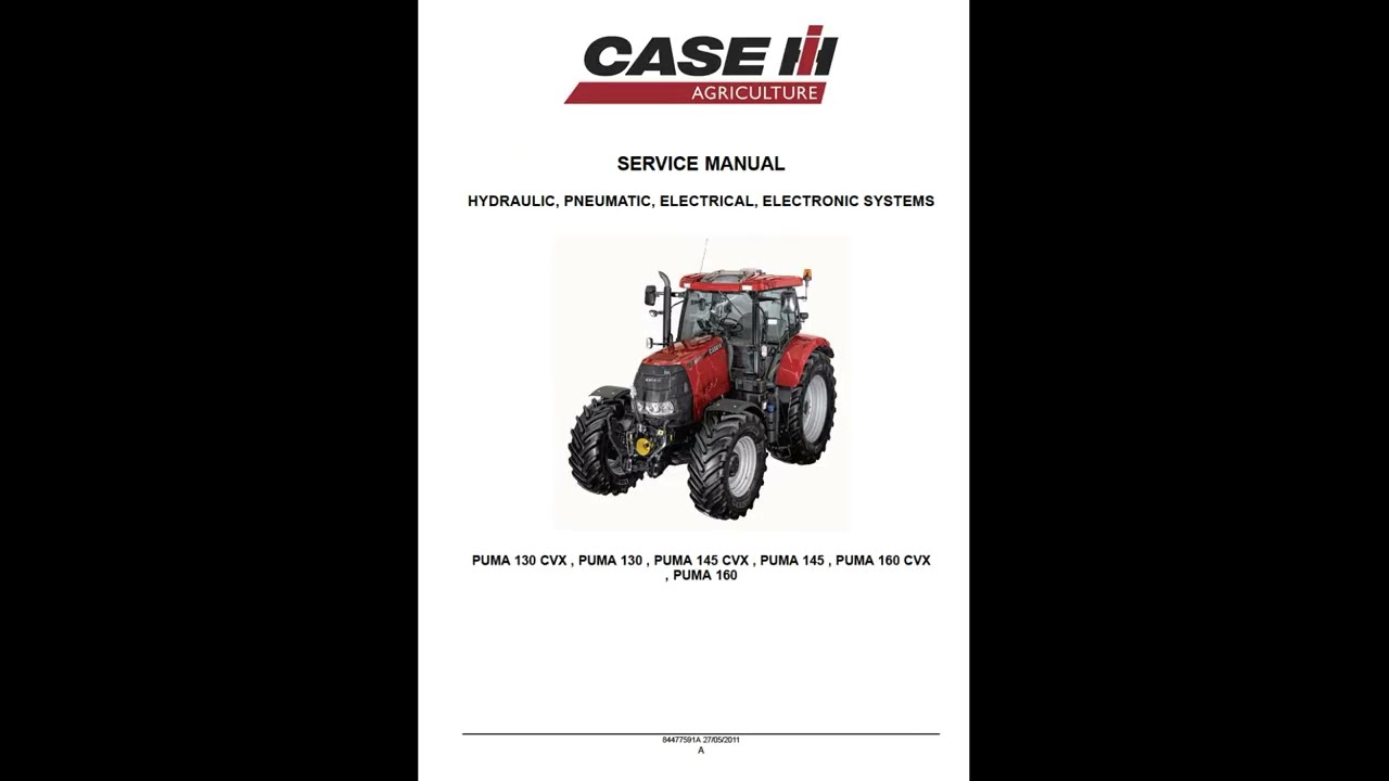 Case PUMA 160 Service manual