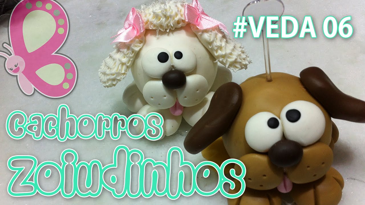 Cachorros Zoiudinhos - Porta recado em Biscuit - Sah Passa o Passo #VEDA 06