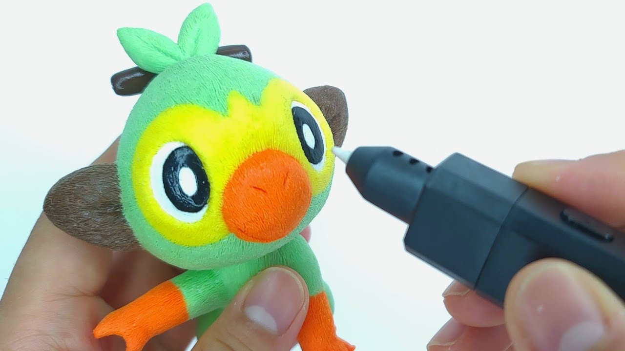 Pokemon Grookey with 3D Pen