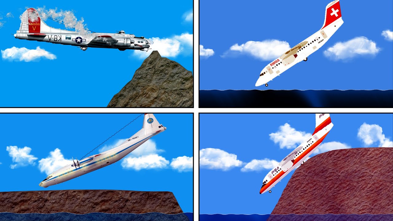 Crash of Different Planes (Part 2) | Floating Sandbox