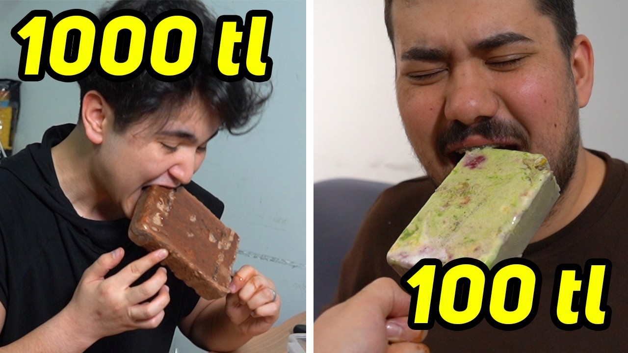 1000 TL vs 100 TL DONDURMA!