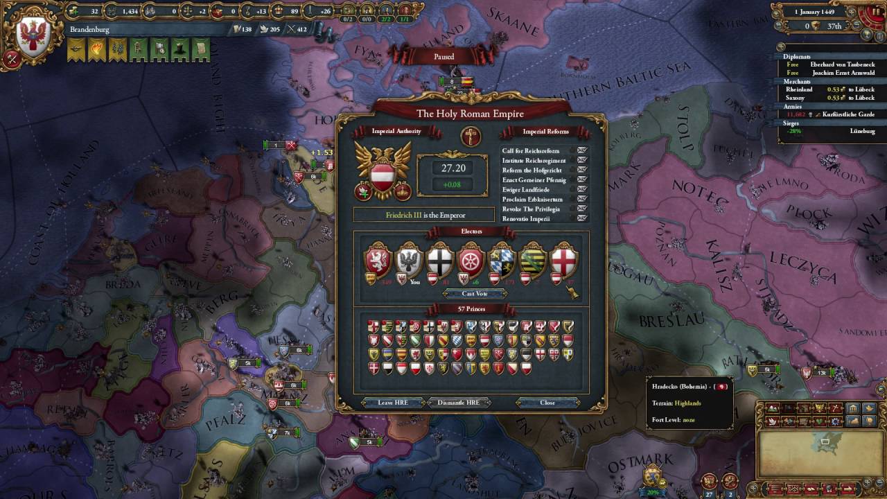Lord Forwind - Eu4 - Prussia Ep.1 Starting Out!