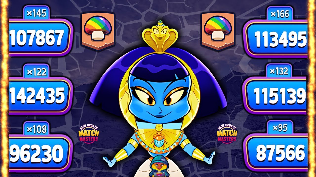 INSANELY HIGH SCORES on MIGHTY MUSHROOMS + SHOWDOWN | Match Masters PVP