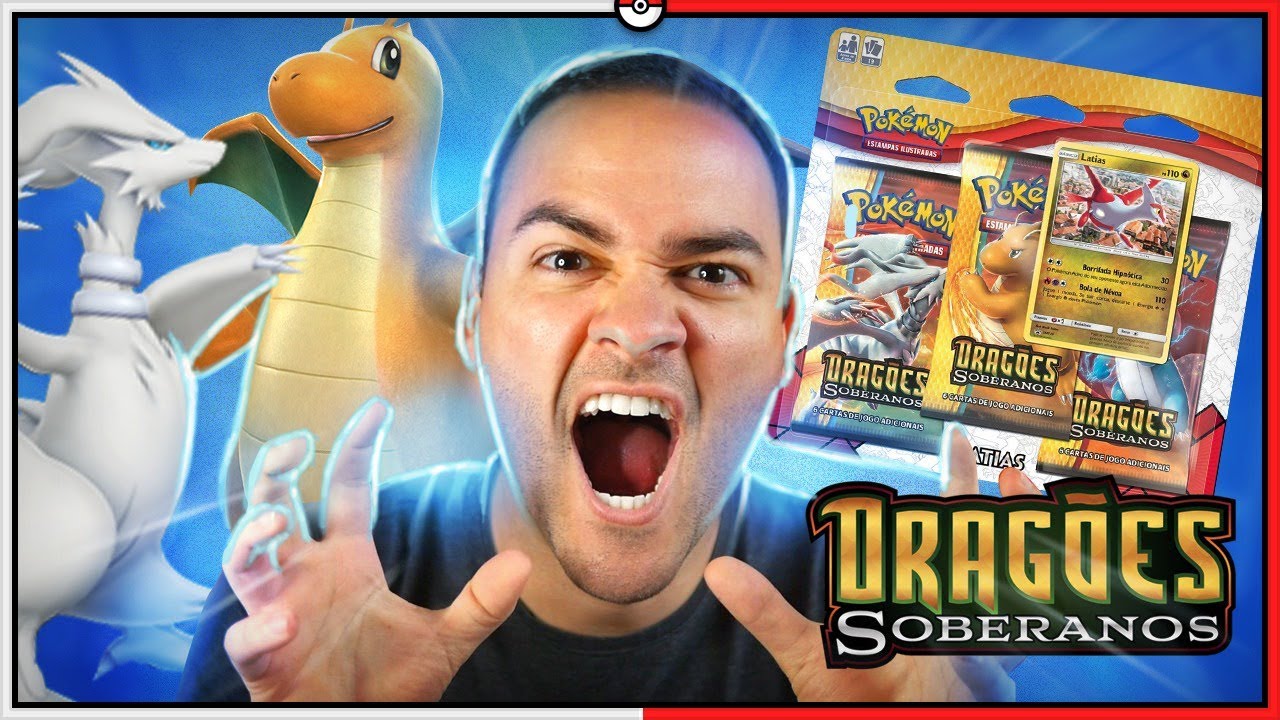 5&ordm; Pok&eacute;mon TCG - Cole&ccedil;&atilde;o &Eacute;PICA Drag&otilde;es SOBERANOS