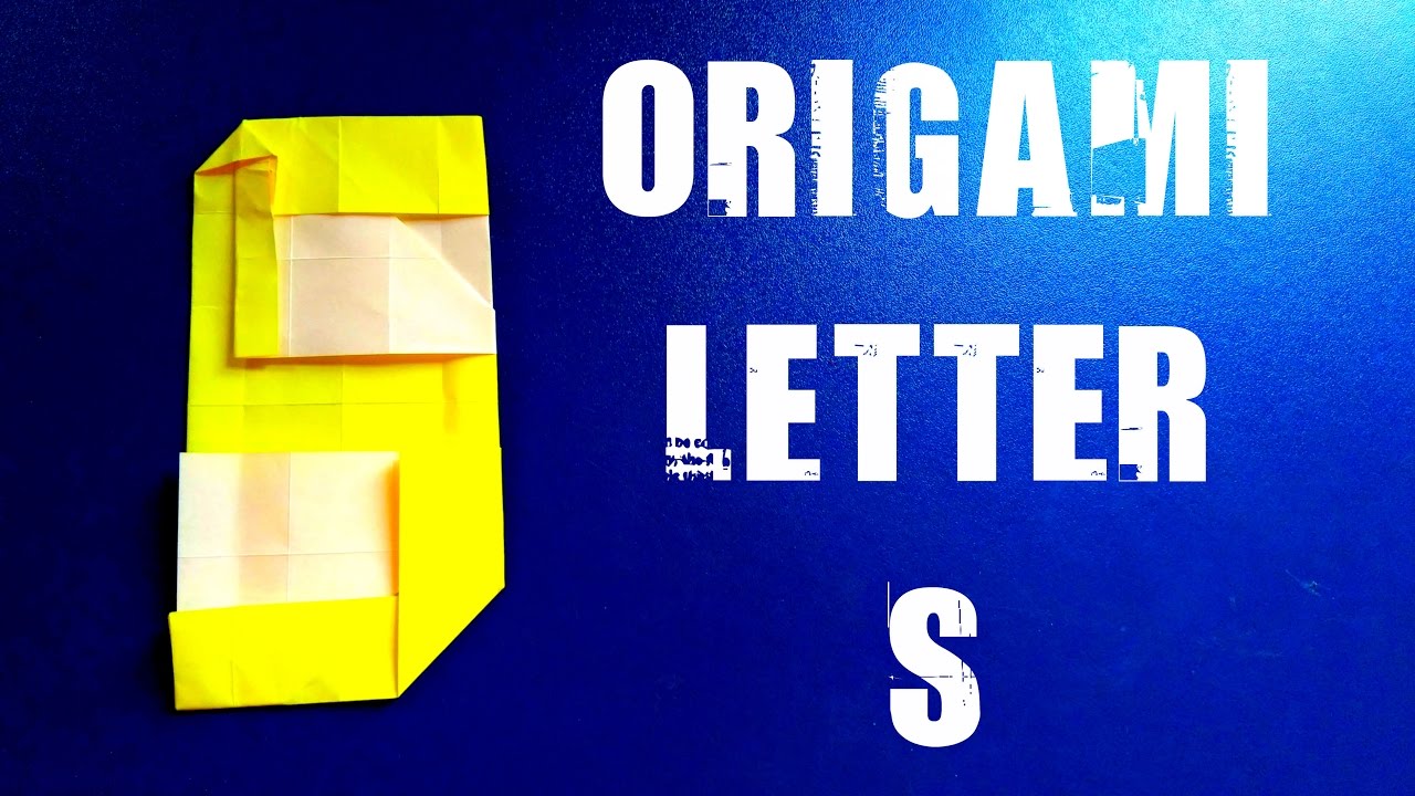 Origami Letter S