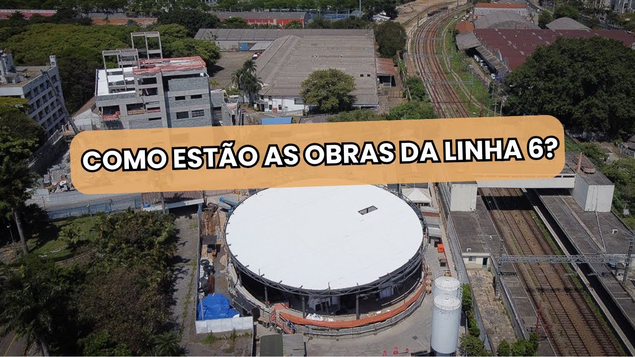 ESTAÇÃO IMPORTANTE DA LINHA 6 TEM OBRAS ACELERADAS
