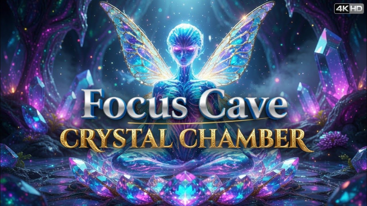 Bioluminescent Crystal Cave | Late Night Glow LIVE (2 Hours)