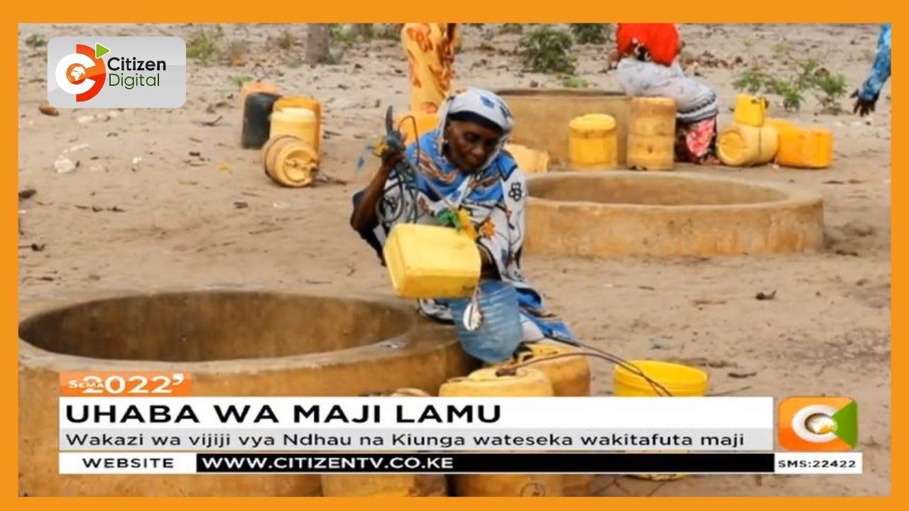 Wakazi wa vijiji vya Ndhau na Kiunga wateseka wakitafuta maji