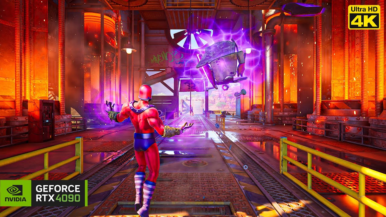 Fortnite Magneto Power Gameplay | RTX 4090 (4K Maximum Settings RTX ON)