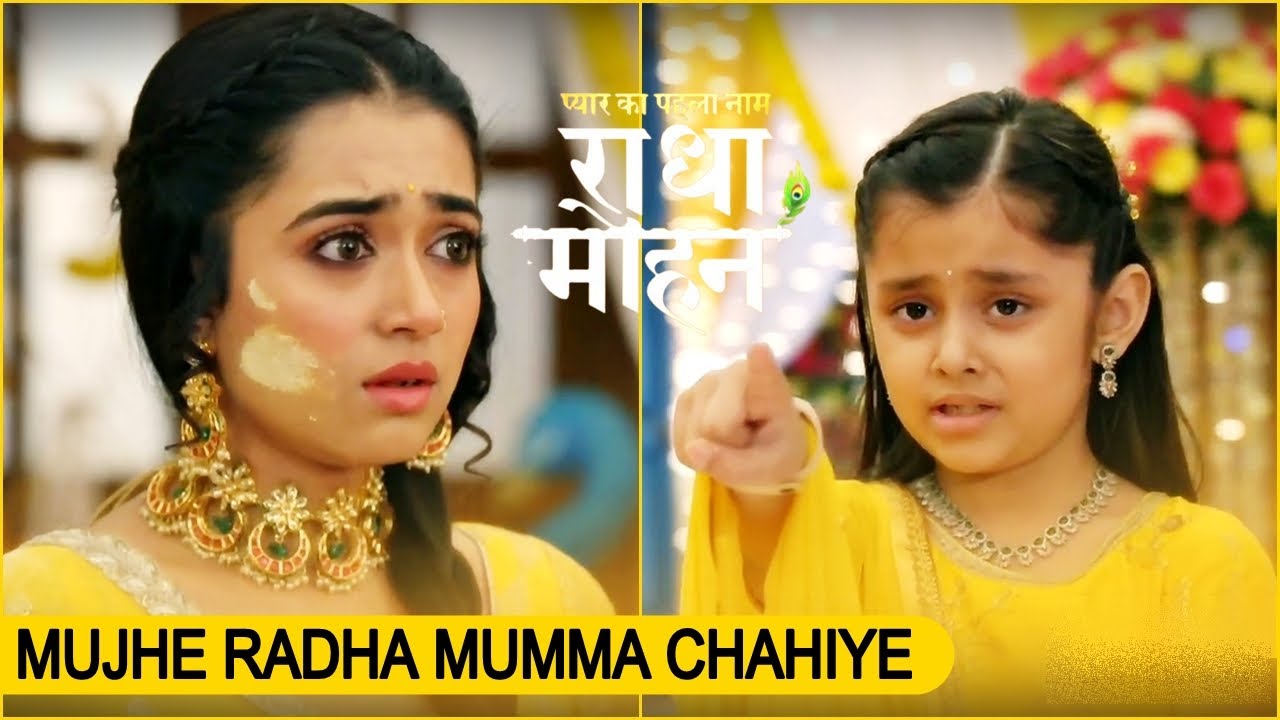Radha Mohan: Mohan SCOLDS Gungun | Gungun REVEALS She Hates Damini Wants Radha As Her Mumma