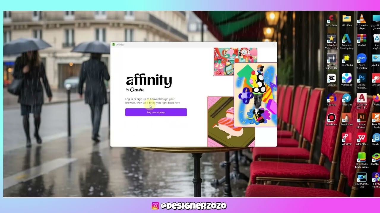 اففنتي بواسطة كانفا Affinity by canva الدرس الأول
