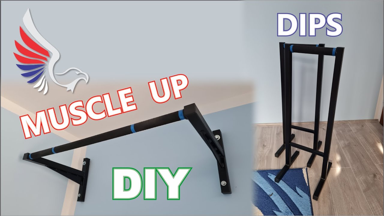 How to make your own Muscle up and Dips equipment DIY