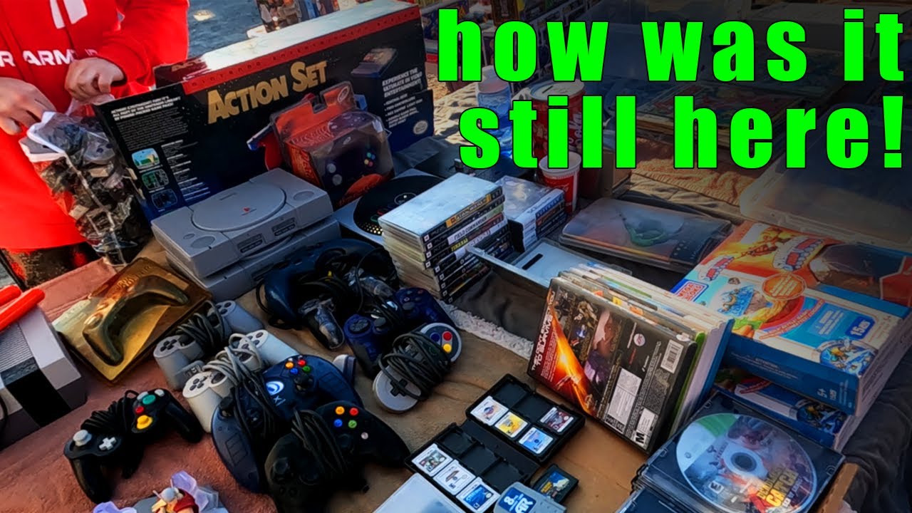 This Flea Market BLESSED Me with Video Games!