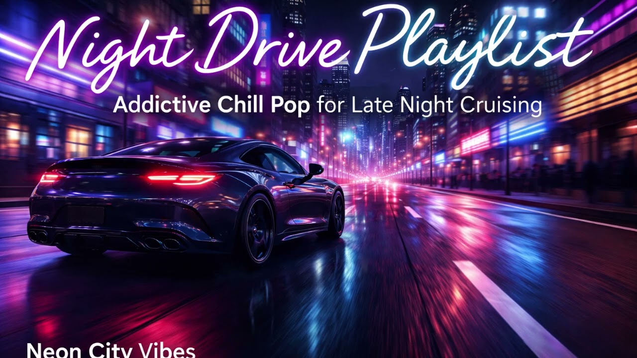 Neon Highway 🌃 Chill Pop for Night Drive & Late Night Vibes