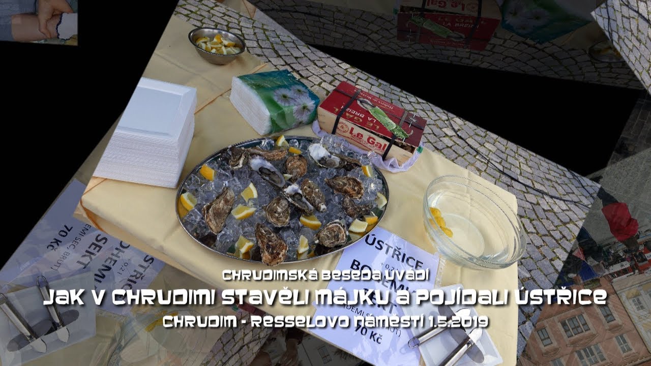 Jak v Chrudimi stavěli MÁJKU a pojídali u toho ÚSTŘICE - Chrudim - Resselovo náměstí 1.5.2019