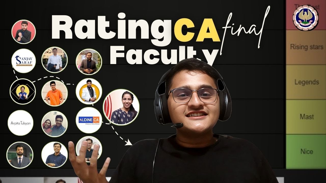 Ranking CA Final Faculties 2025 🔥📚