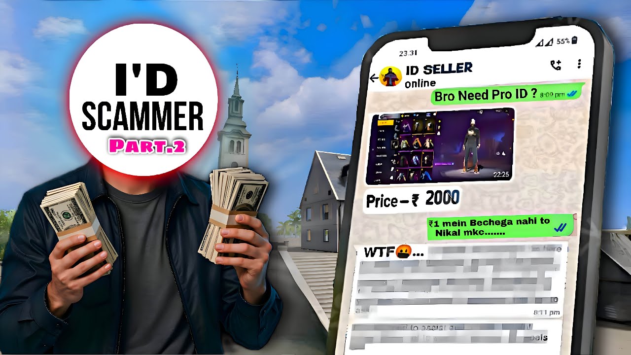 PRANK WITH INSTAGRAM FF I'D SELLER PART 2 😂 : Funny Reaction Of Scammers 😝 | Full Explain