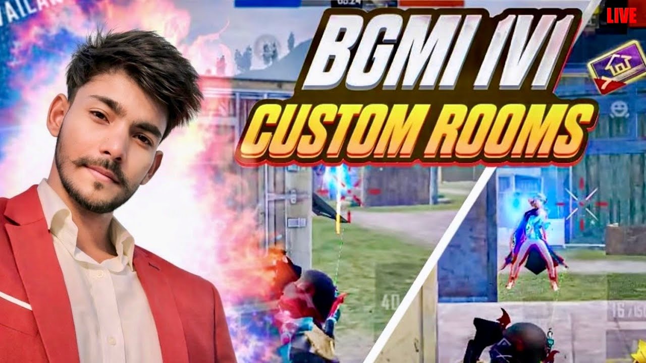 BGMI 1v1 CUSTOM ROOM || DANAMM IS LIVE
