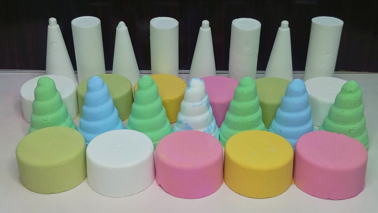 Rainbow Pastel baking Soda Asmr |Asmr baking soda colourful crushing 💐 #asmr #notalking #relax