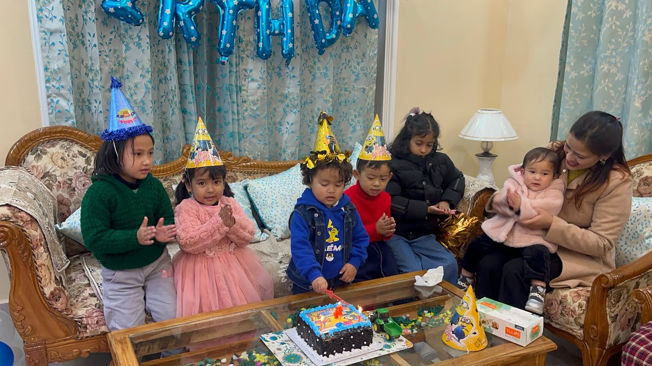 Rihaan ka 4th birthday celebration | decoration me itna comedy hua 🤣🤣🤣| watch full video 🤣🫣