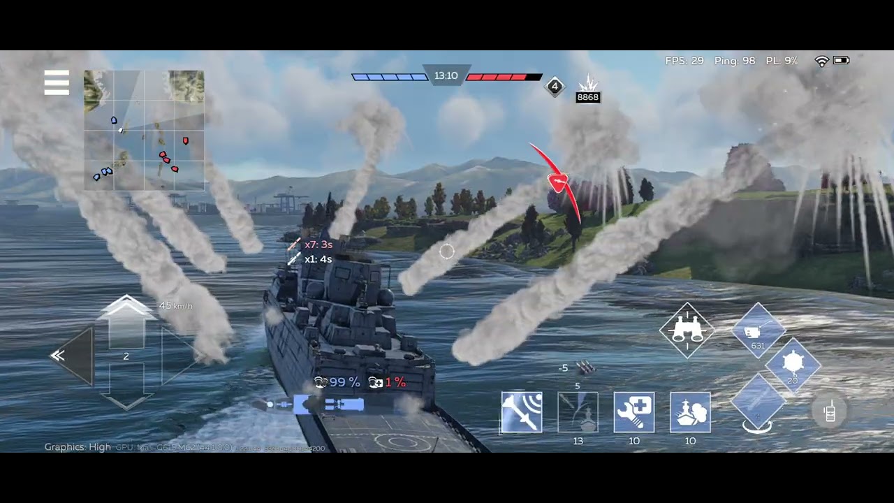 German Frigate Baden-Württemberg: The Interceptor And The Annihilator😇👊 (War Thunder Mobile)