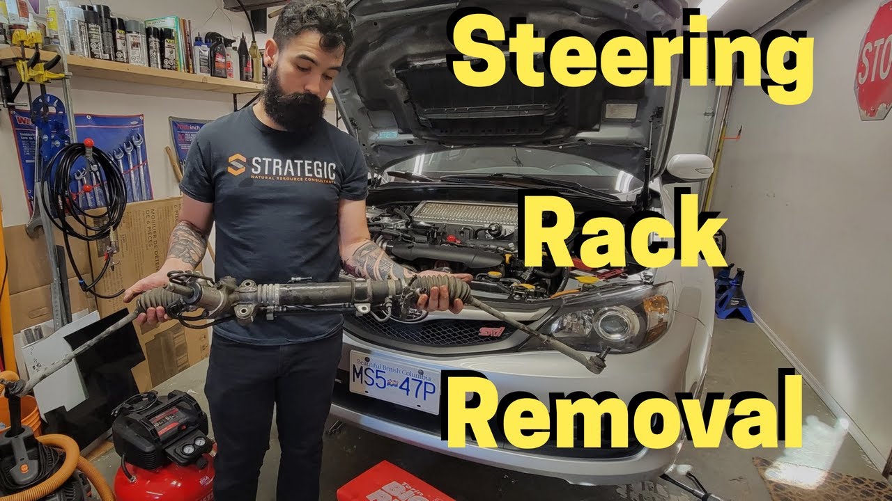 2008-2014 Subaru WRX STi Steering Rack Removal
