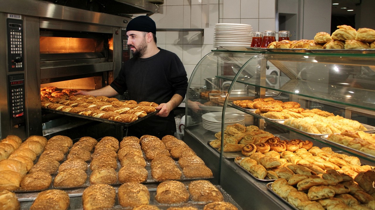 Legendary Turkish Simit! Daily Pastry Made Crispy & Soft - Bakery