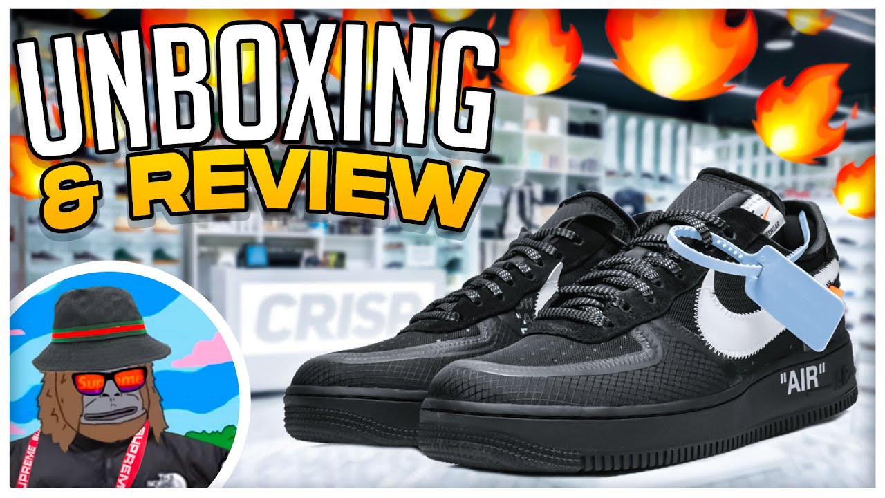 FAKE OFF-WHITE Black Air Force 1 Review