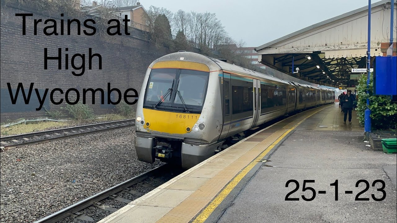 Trains At High Wycombe 23/1/23 - Chiltern Railways