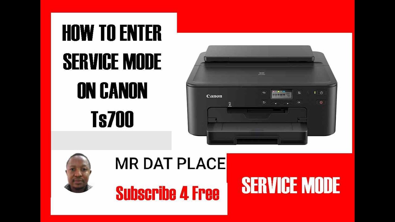 How To Enter Service Mode Canon TS700 ID Card Printer #shorts