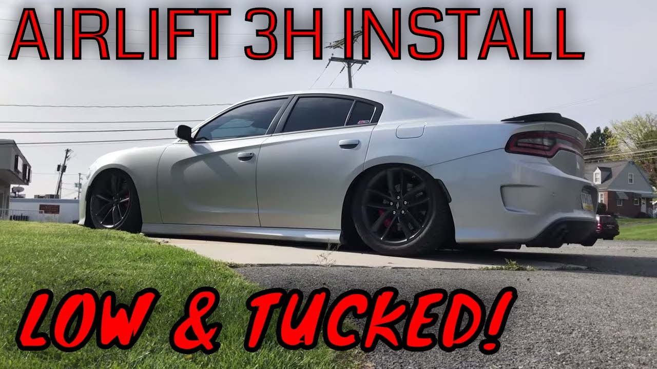 WE'RE BAGGING THE CHARGER! Air Lift Performance 3H Air Suspension Installation