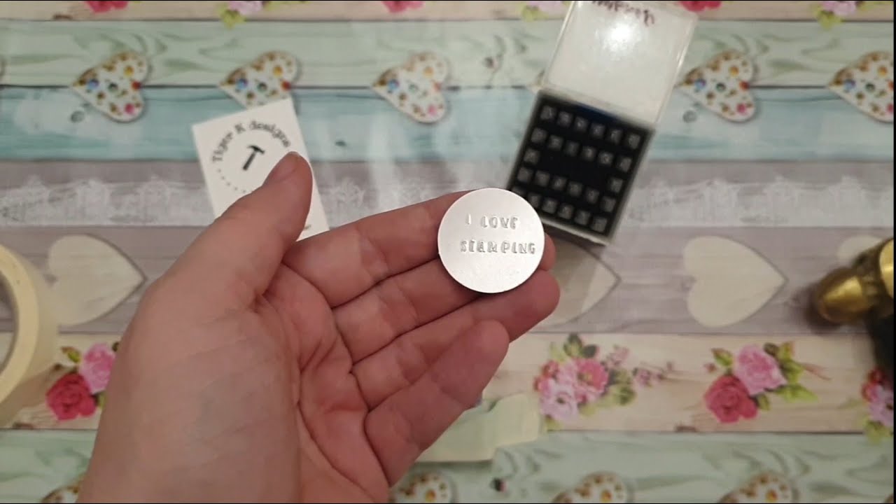 Metal Stamping Basic Skills - How to hand stamp in a straight line
