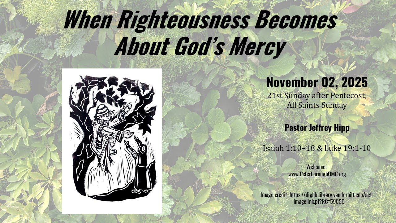 Worship Service - Pastor Jeff Hipp- PUMC NH