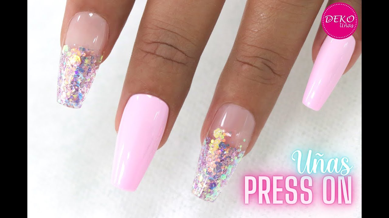 Uñas SIN ACRÍLICO PRESS ON - Soft Gel Tips  ♥ Deko Uñas - Press On Nails