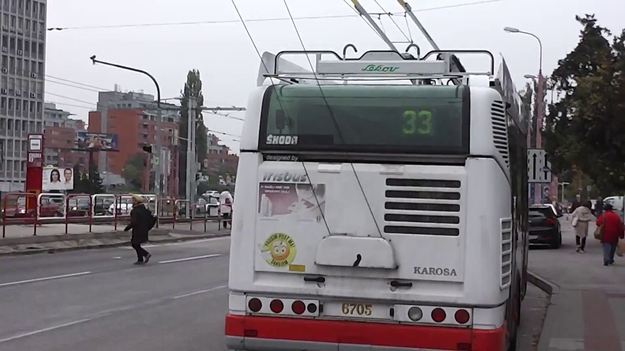 Trolejbus Škoda 25Tr Citelis Ev.č 6705 Dopravný Podnik Bratislava