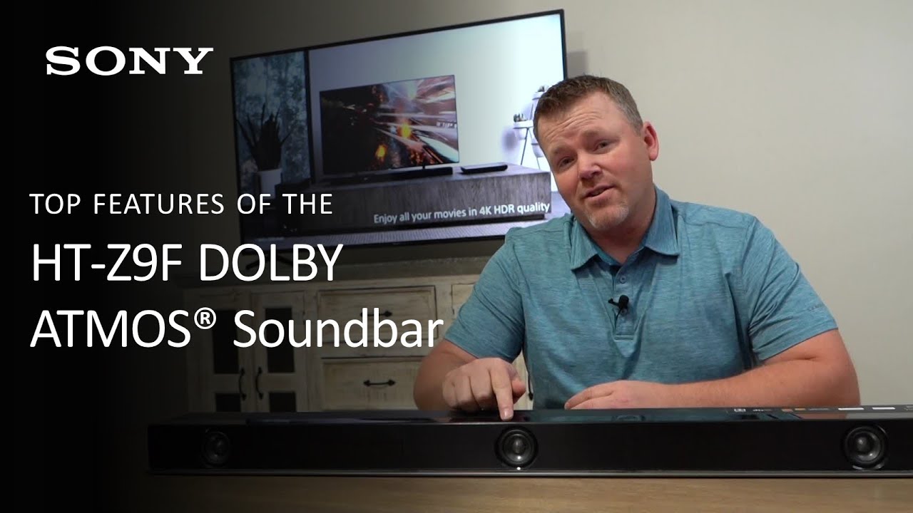 Sony HT-Z9F Dolby Atmos® Soundbar | Product Overview