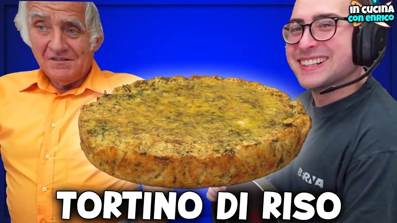 TORTINO DI RISO DI VERDURE DI ENRICO CHEF   in cucina con matteohs