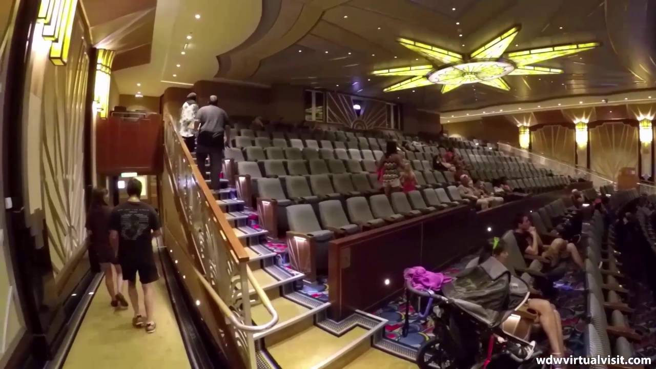 Disney Cruise Line - Dream - Enchanted Garden to Buena Vista Movie Theater