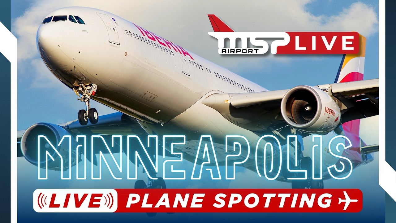 🔴 LIVE DIVERSIONS & NONSTOP AIRPORT TWIN CITIES AIRPORT ACTION! ✈ MSP/KMSP AIRPORT ✈ 7/28/26