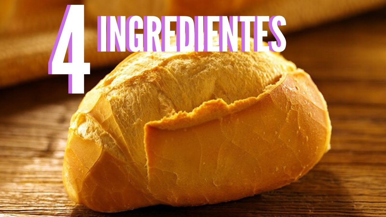P&Atilde;O FRANC&Ecirc;S CASEIRO COM 4 INGREDIENTES