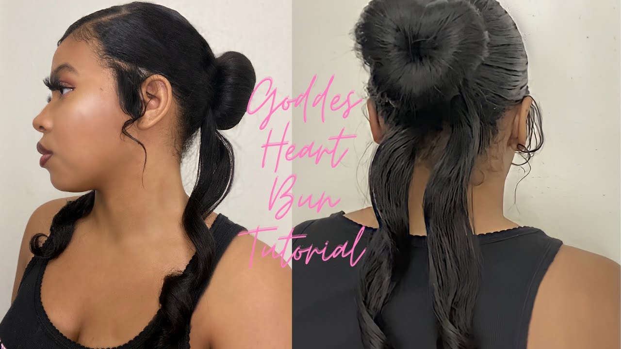 Goddess Heart Bun Tutorial